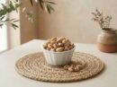 Large pista california pistachios served in a white ceramic bowl by Oasis Dry Fruits.