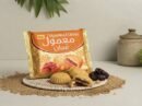 Maamoul Oman Date Filled Cookies pack with cookies and fresh dates on a jute mat